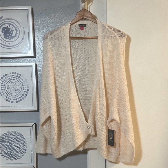 Vince Camuto Sweaters - Vince Camuto Cyrus Dolman Sleeve Women’s Plus Size 3X Ivory Cardigan